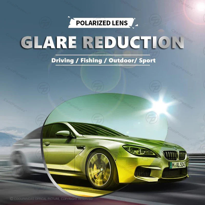 Photochromic Sunglasses Rimless Polarized Driving Night Vision Anti Glare Summer 2025