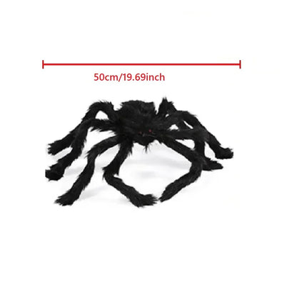 Enorme stoffen Halloween-spin voor binnen en buiten, tuin-, veranda- en spookhuisdecoratie 2026