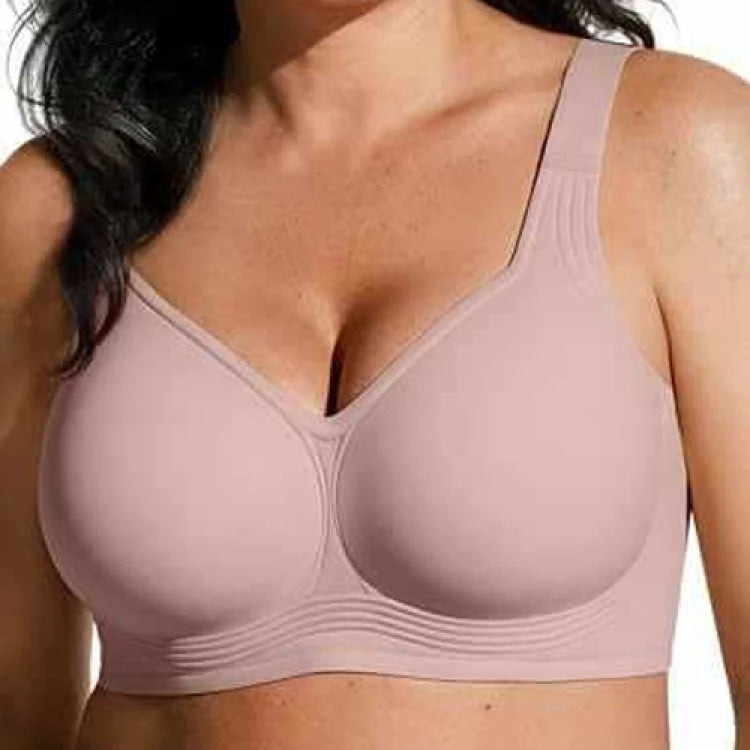 Supportive seamless women's bra – wire-free, full coverage, padded, everyday comfort