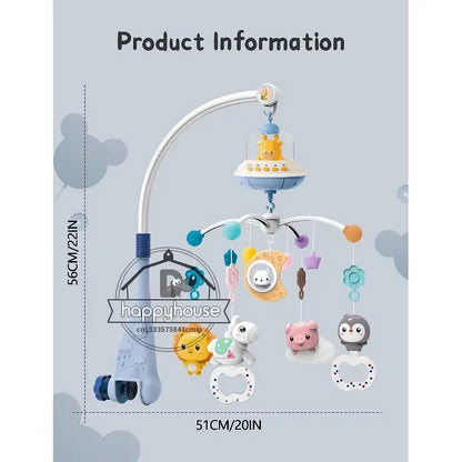 Muzikale Wieg Mobiel Pasgeboren Sensorische Speelgoed Lichtprojector