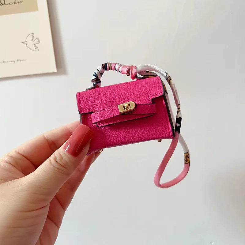 Bolso de mano mini inspirado en Birkin - Charm para bolso de negocios