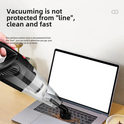 Aspirapolvere Portatile Wired ad Alta Potenza - Ricarica USB, Uso Doppio Secco/Bagnato