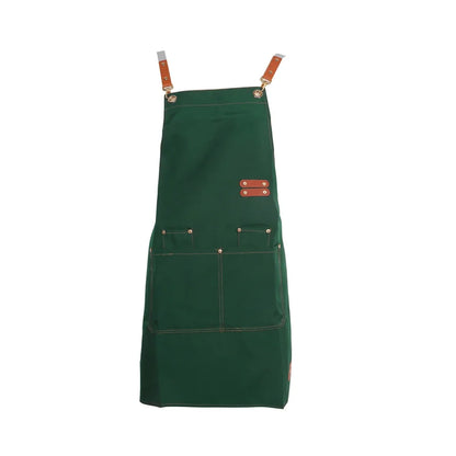 Canvas Apron Waterproof Bib Professional Cafe Catering Apron Fall 2025 Water Resistant Durable