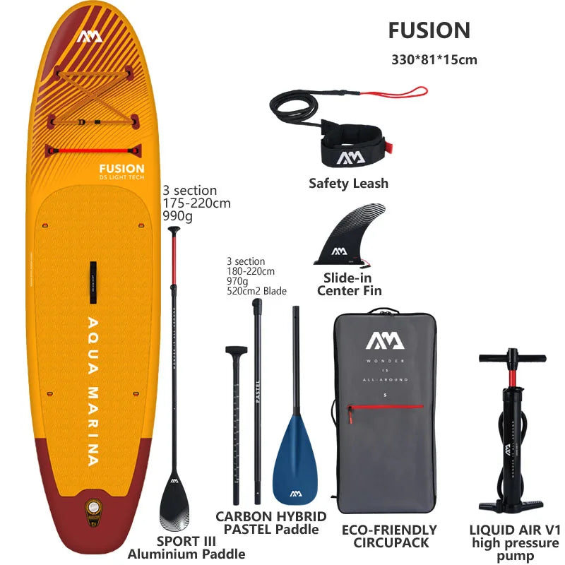 Variant image for Inflatable Stand Up Paddle Board 330x81x15cm with Complete Accessory Set for All Water Sports-9