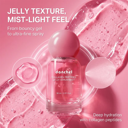 Collagen Peptides 2-in-1 Jelly Serum & Face Mist – Deep Hydration Moisturizing Skin Care Spray 2026