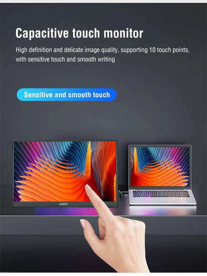 Draagbare Monitor 14.1 Inch Touch IPS HDR10 Tweede Scherm
