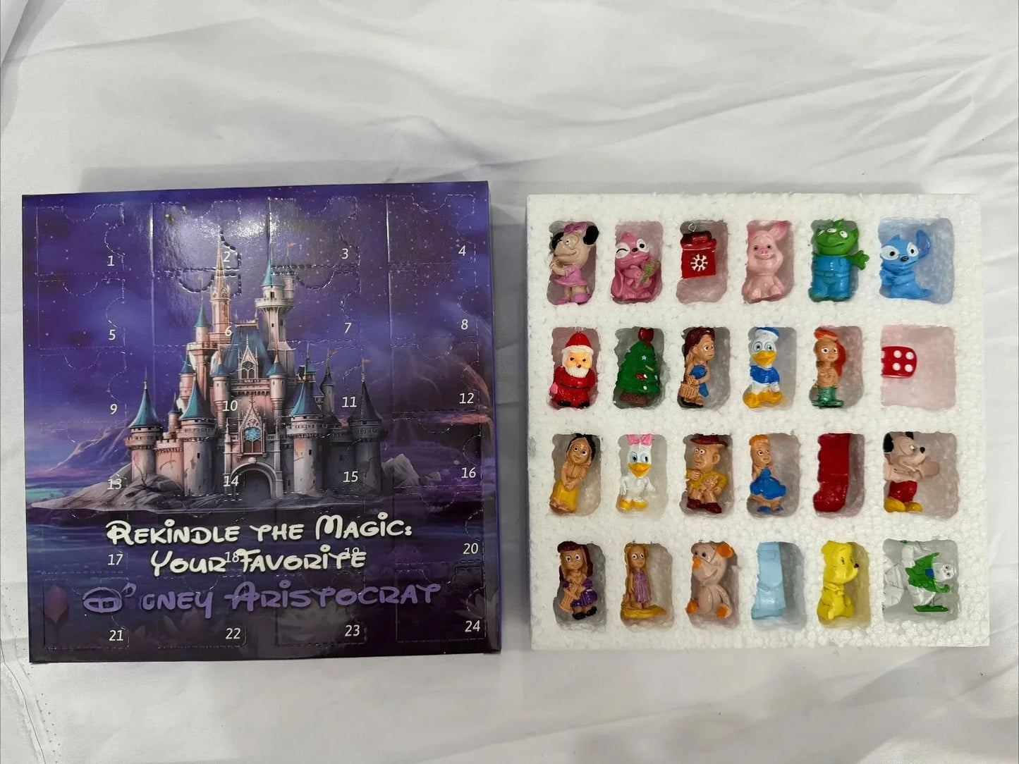 Calendario de Adviento Figuras Mini Stitch 24 Días Navidad