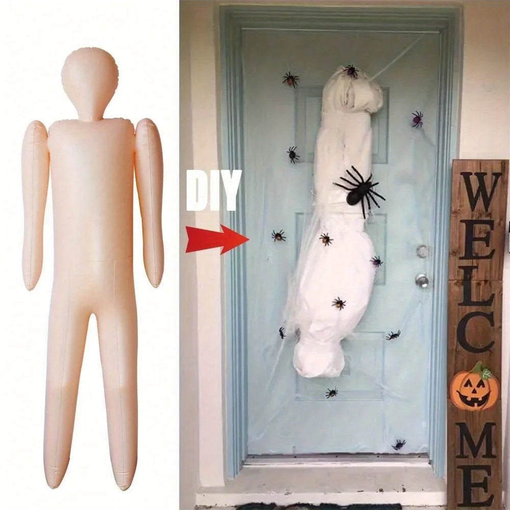 Opblaasbare paspop Halloween decoratie doe-het-zelf cosplay