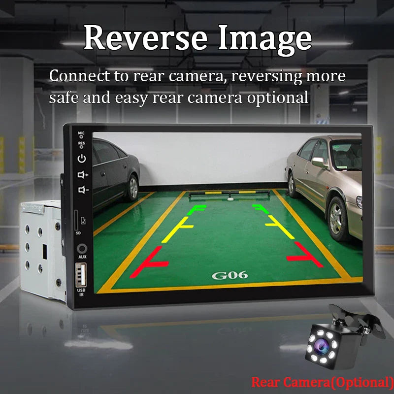 Car Stereo 7 Inch CarPlay Android Auto Multimedia Player With Bluetooth FM Radio AUX MirrorLink Fall 2025 Upgrade