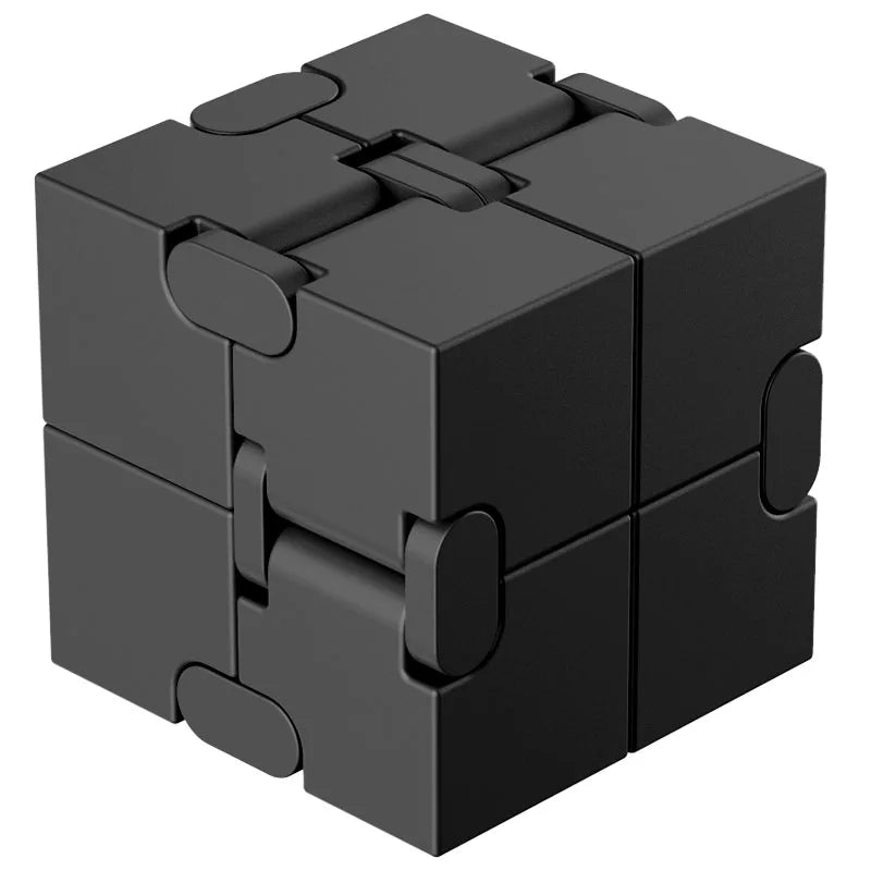 Metal Magic Cube Stress Relief Toy Portable Puzzle Focus