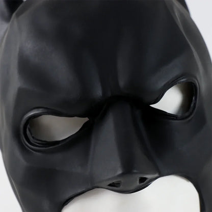 Batman Bat cosplayhoofdbedekking en -masker van rubberlatex voor heren en volwassenen, Halloweenavond-dansfeest 2026