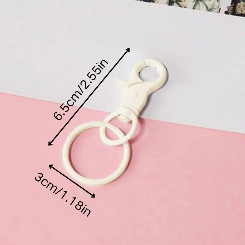 Kokospalme paljettmerke nøkkelring veskeanheng håndlaget