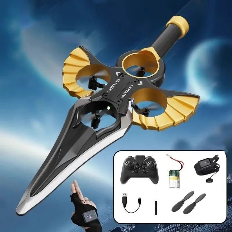 Flying Sword Toy Gesture Control Foam RC Stunt Toy Outdoor