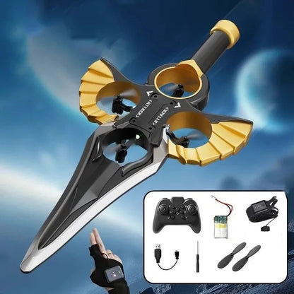 Flying Sword Toy Gesture Control Foam RC Stunt Toy Outdoor