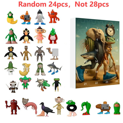 Calendario de Adviento 24 Días Recuerdo Navideño Italian Brainrot