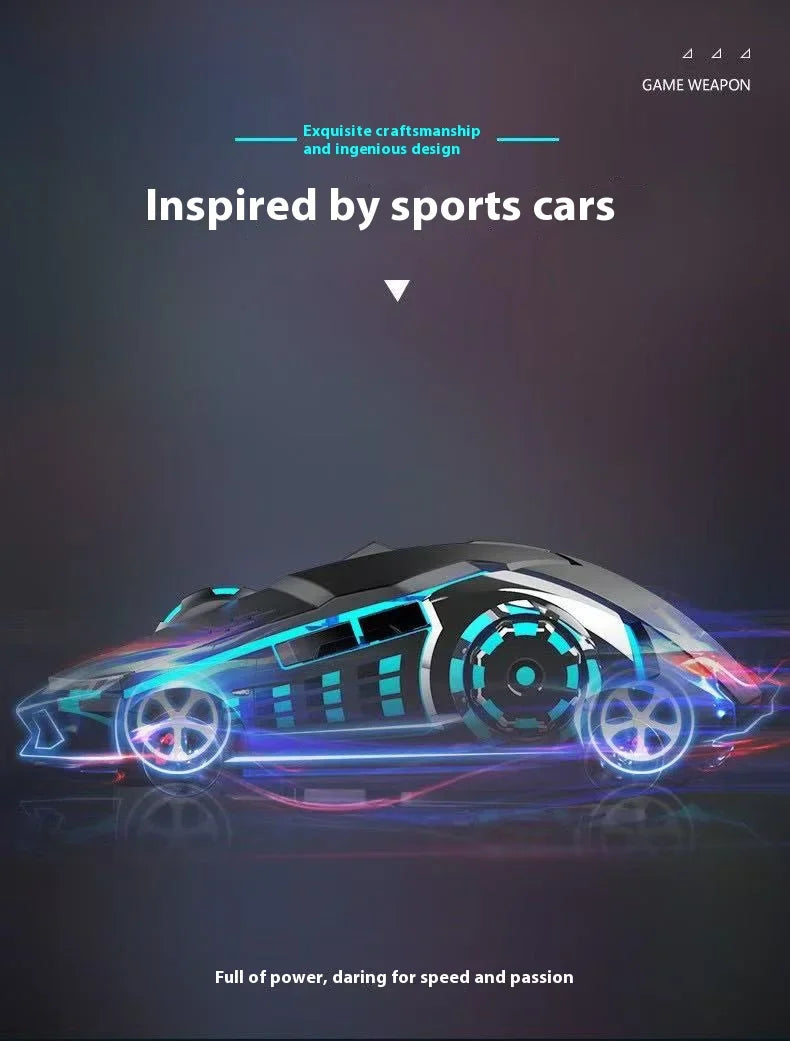 Draadloze Oplaadbare Gaming Muis Bluetooth Stil Achtergrondverlichting