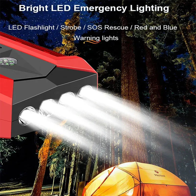 Car Jump Starter 12V Emergency Booster Power Supply Fall 2025 Road Trip Accessory