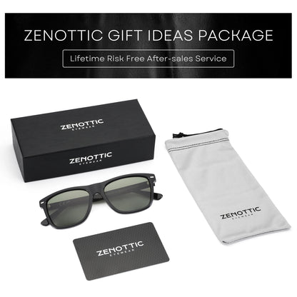 Polarized Sunglasses Square Acetate Frames UV400 Protection Unisex Classic Design