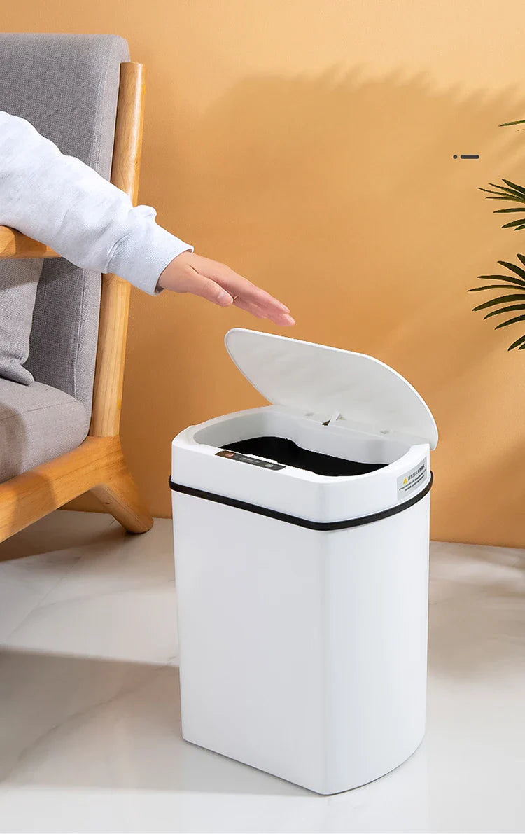 Smart Sensor Trash Can Rectangular Kitchen Bathroom