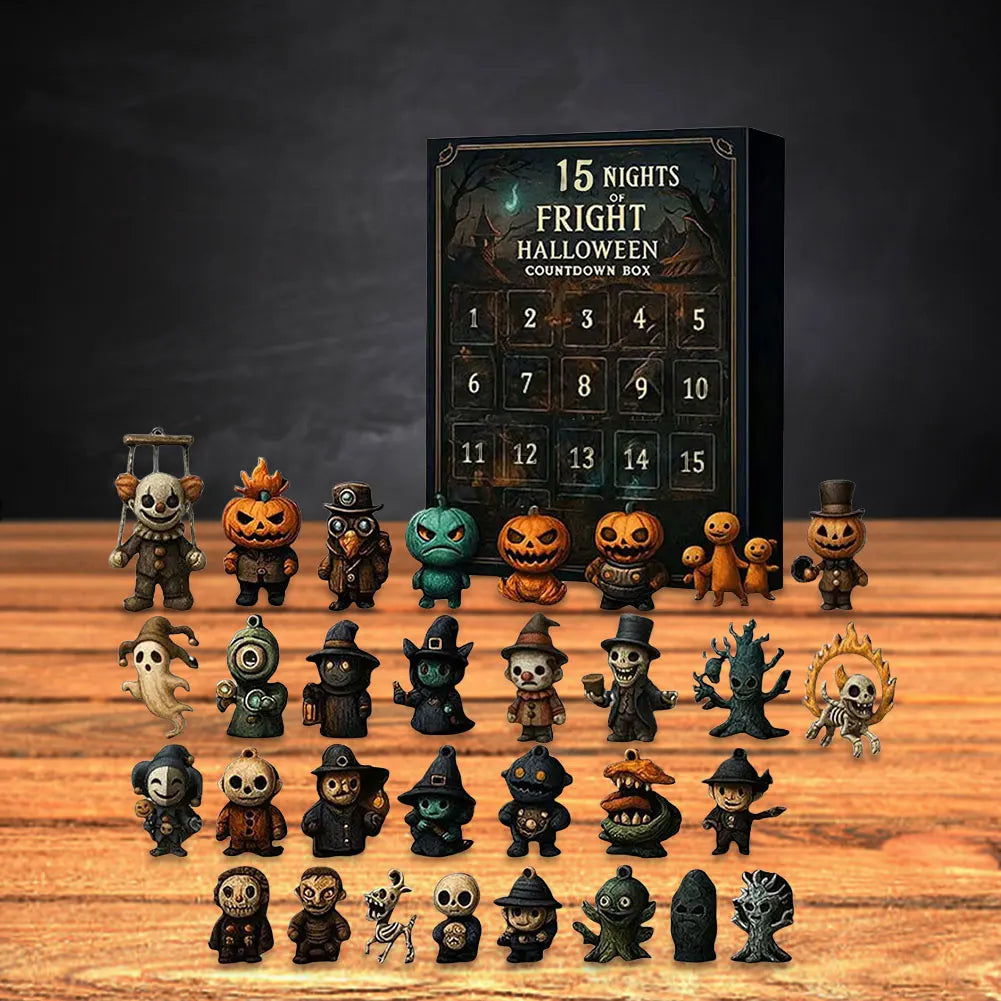 Calendario de Adviento de Halloween Figuras Coleccionables 31 Días 2025