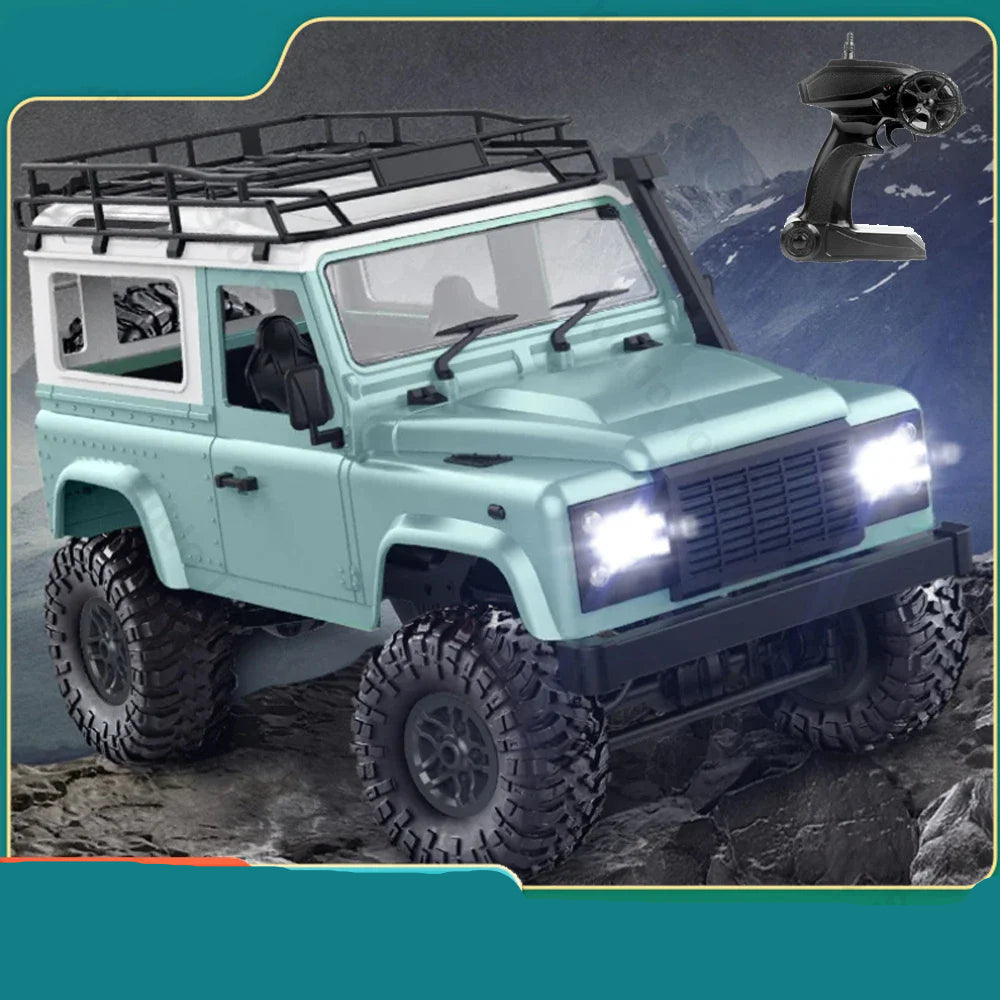 RC Truck 1/20 Scale 4WD Off Road Climbing Buggy Light 2.4G Remote Control Car All Terrain Toy Fall 2025 Gift Idea