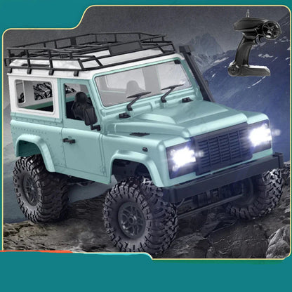 RC Truck 1/20 Scale 4WD Off Road Climbing Buggy Light 2.4G Remote Control Car All Terrain Toy Fall 2025 Gift Idea