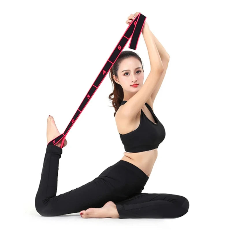 Elastic Resistance Band - Dance Yoga Stretching Belt for Pilates Fitness Equipment