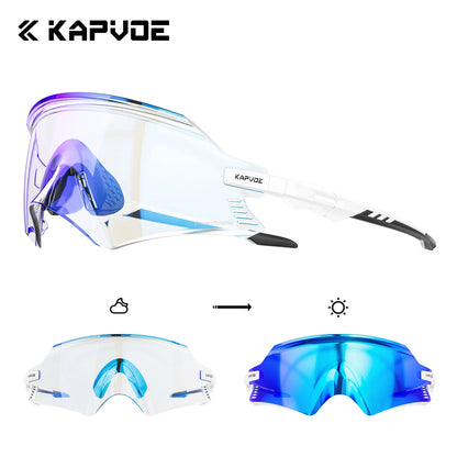 Gafas de ciclismo fotocromáticas para exteriores tendencia otoño 2026 protección UV400 para carreteras y senderos