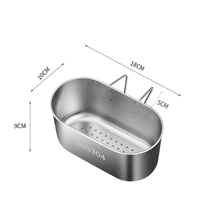 Rustfrit stål vaskesigte kurv miljøvenlig køkken affaldsfanger efterår 2026 til madrester