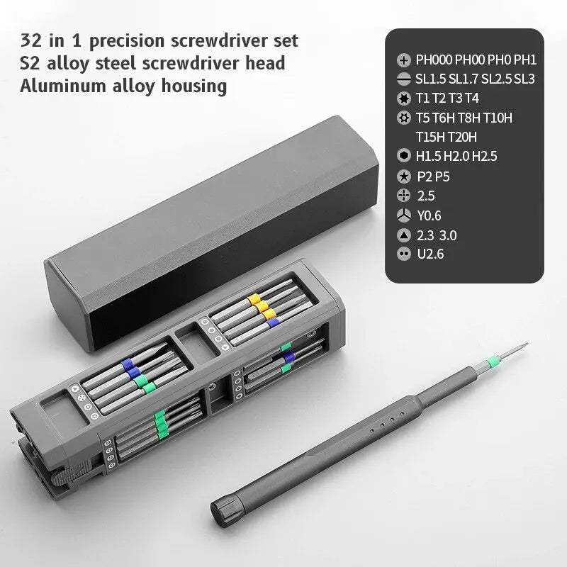 Precision Screwdriver Set Magnetic Electronics Repair Kit With Torx And Phillips Bits For Phones Fall 2025 Gift Idea