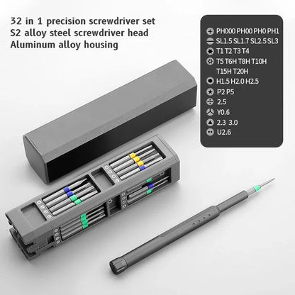 Precision Screwdriver Set Magnetic Electronics Repair Kit With Torx And Phillips Bits For Phones Fall 2025 Gift Idea