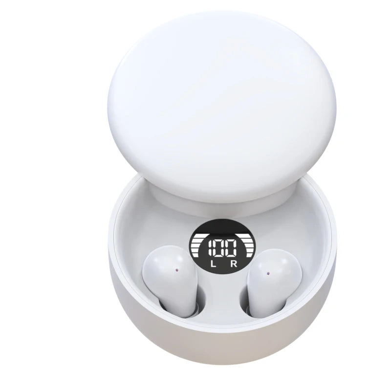 Auricolari wireless design compatto in ear Bluetooth 5 lunga durata batteria per sonno e sport regalo ritorno a scuola 2026