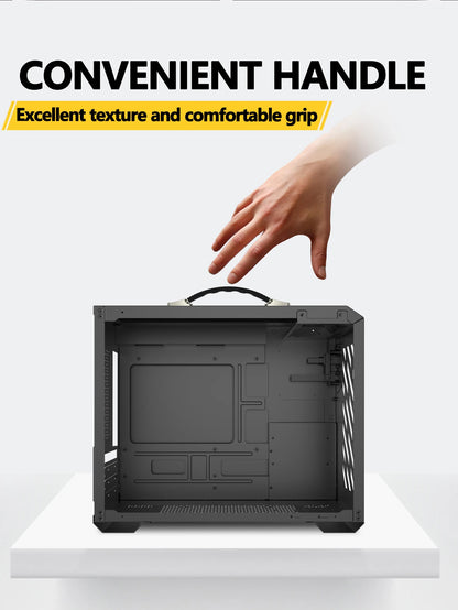 Boîtier Mini ITX Verre Latéral Refroidissement Liquide 240mm Portable