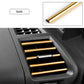 U-Shaped Car Air Conditioner Outlet Strips - 10 PCS Flexible Decorative Car Accessories