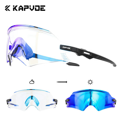 Gafas de ciclismo fotocromáticas para exteriores tendencia otoño 2026 protección UV400 para carreteras y senderos