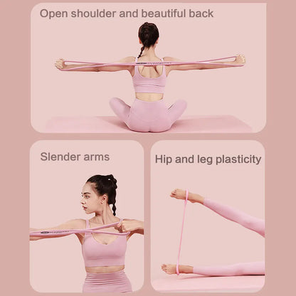 Widerstandsbänder - Yoga Stretch Fitnessband für Brust-, Arm- und Schulterübungen, Tragbares Heimtraining 2026
