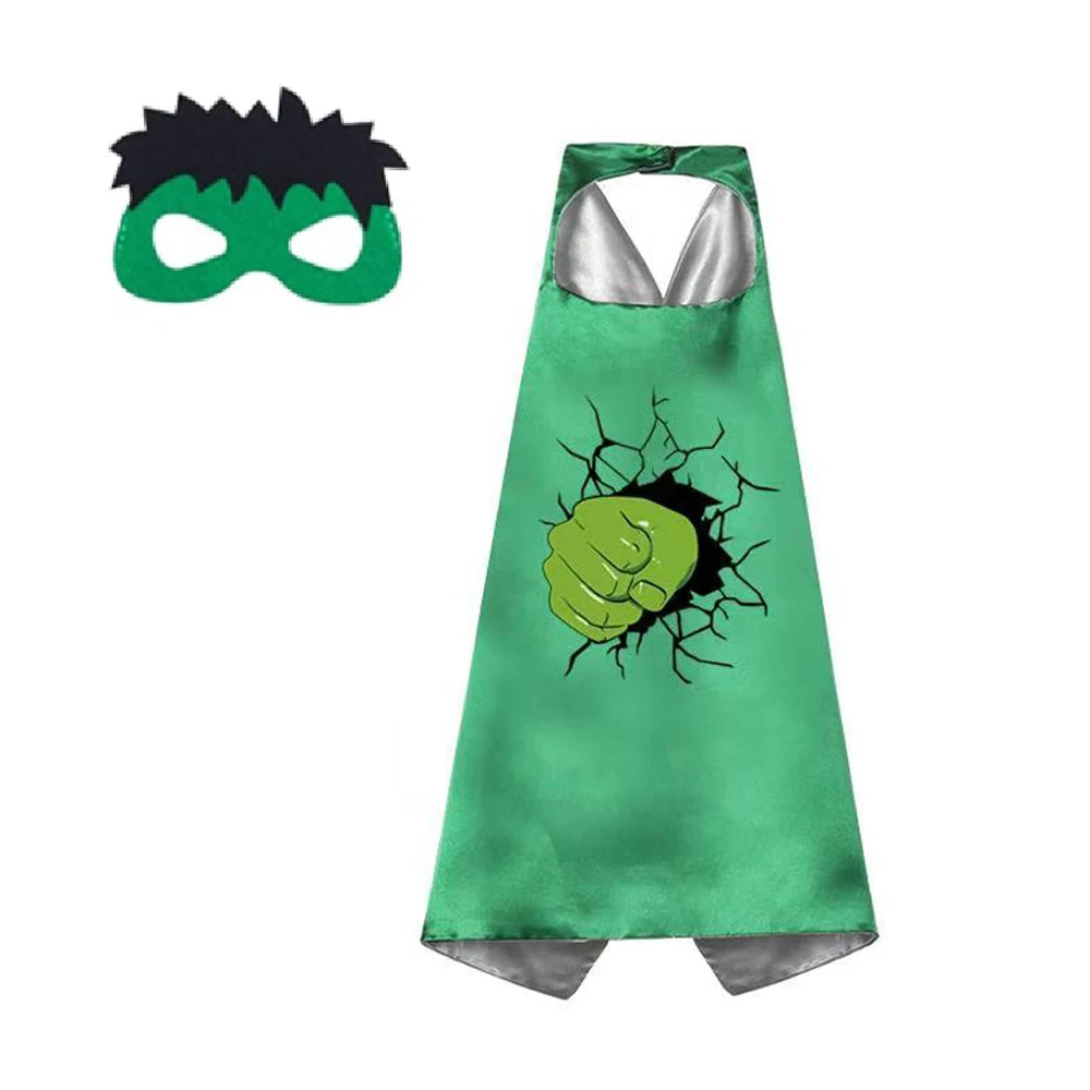 Set superheldencapes voor jongens en meisjes, verjaardagsfeest, cartoonverkleedkleding, Halloween-cosplayfeestbenodigdheden, paascadeau 2026