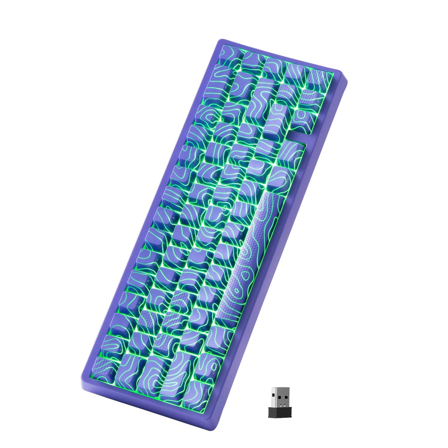 Mechanisch Toetsenbord M67 67 Toetsen Pakking Hot Swappable RGB