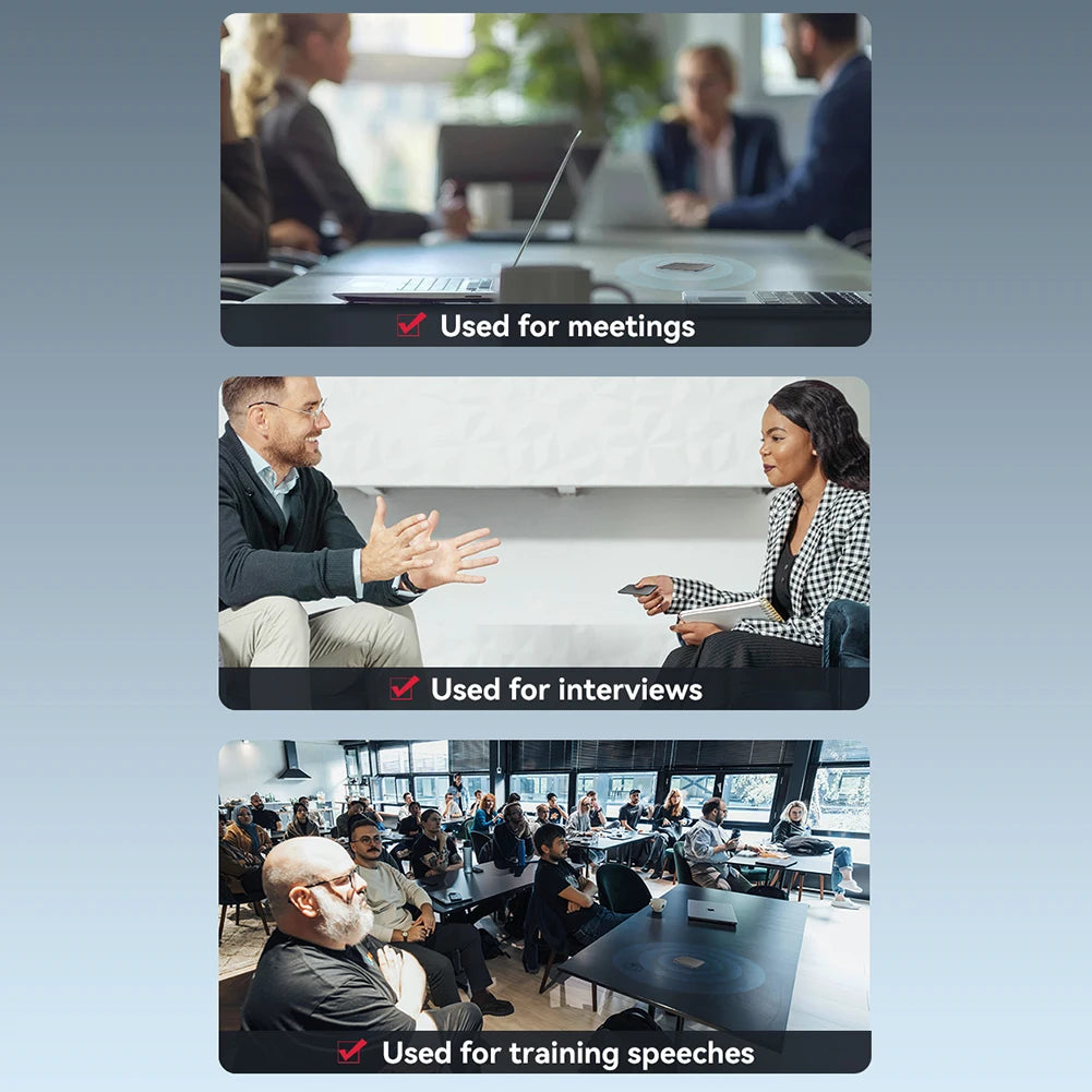 Enregistreur vocal AI ChatGPT4 Mini Transcripteur Traducteur