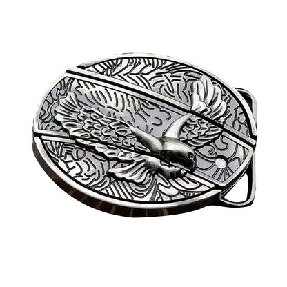 Outdoor Sports Versatile Men's Belt Buckle - Alloy, 7.6cm x 5.8cm, Durable & Stylish