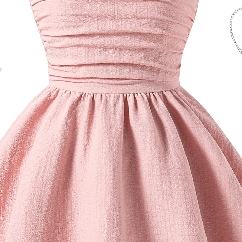 Lightweight Girls' Dress - Tiered Sling Dress, Polyester Elastane, For Birthday Party, Pageant, Communion