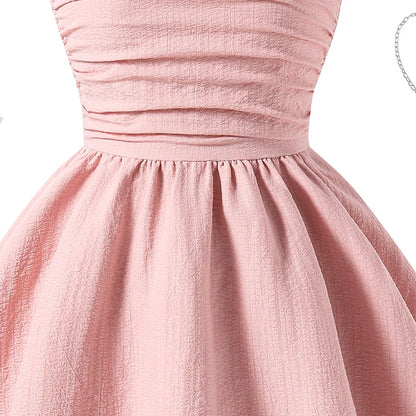 Lightweight Girls' Dress - Tiered Sling Dress, Polyester Elastane, For Birthday Party, Pageant, Communion