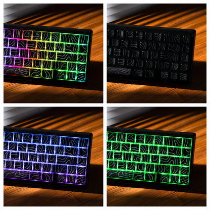 Mechanisch Toetsenbord M67 67 Toetsen Pakking Hot Swappable RGB