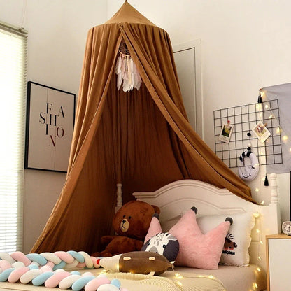 Bed Canopy Hanging Mosquito Net Dome Crib Nursery Decor Fall 2025 Cozy Mosquito Protection