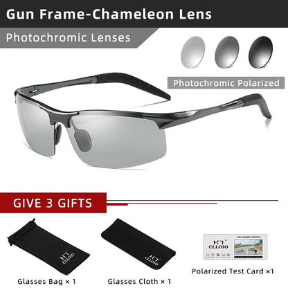Photochromic Sunglasses Polarized Day Night Driving Glasses With Anti Glare UV Protection Summer 2026