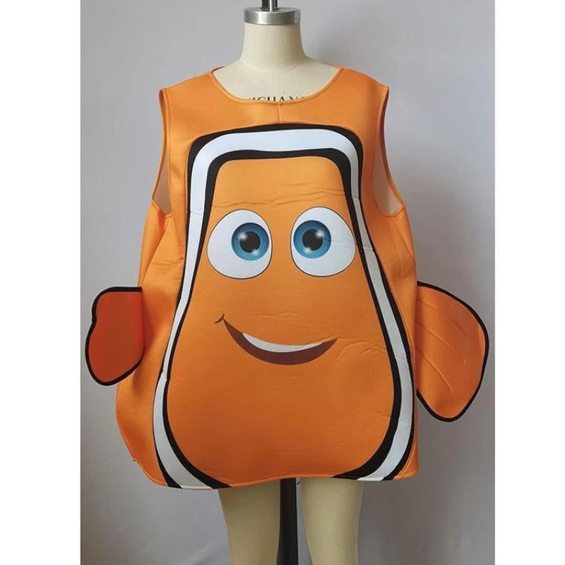 Finding Nemo and Dory Clownfish Cosplay Costume for Adults Carnival Halloween Party 2026