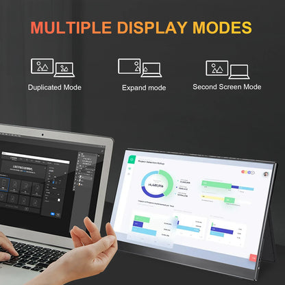 Portable 15.6 Inch FHD IPS Gaming Monitor 3ms Speaker