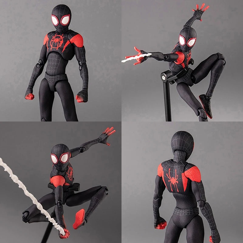 Marvel Spider-Man Miles Morales PVC Action Figur - Detaljert Sentinel Model Toy Collection for fans av Into the Spider-Verse 13 cm (5,1 tommer)