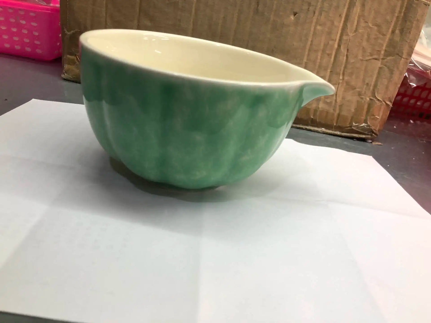 Keramisk Matcha Tesett med Bambusvisp Gaveeske Sett