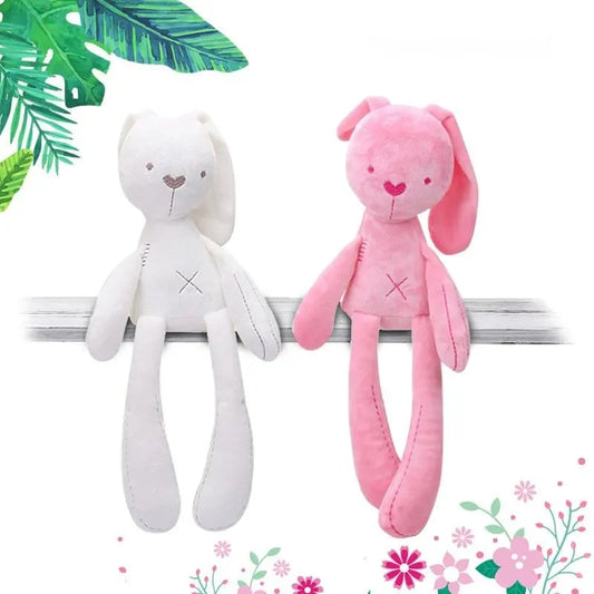 Peluche lapin 42cm jouet doux compagnon de sommeil bébé cadeau câlin